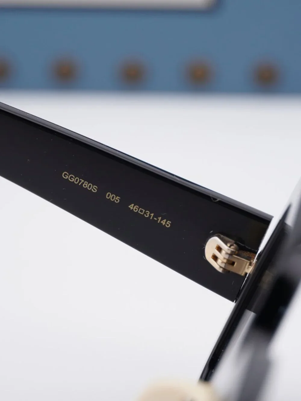 Gucci GG0780S 005 Square Sunglasses - Black\Grey